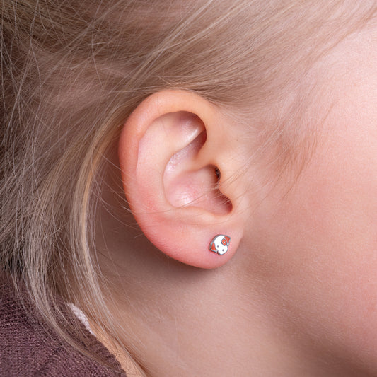 Kinder oorbellen hondje – met platte achterkant